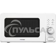 Микроволновая печь Hyundai HYM-D3035 белый, 20 л, 700 Вт, переключатели - поворотный механизм