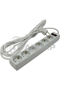 Сетевой фильтр ExeGate EX221229RUS SP-6-5W (6 розеток, 5м, евровилка, белый)