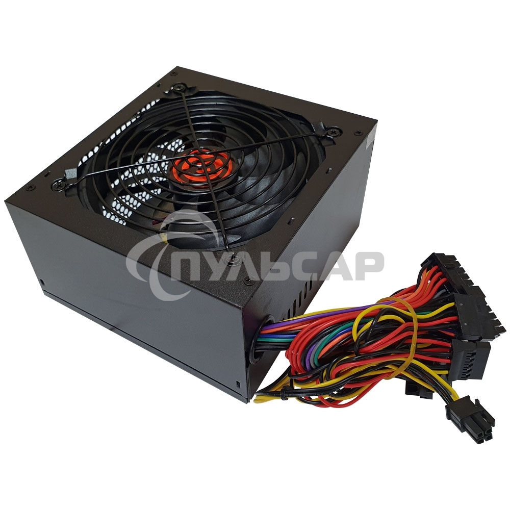 Блок питания Ginzzu SB500, 500Вт, 120мм, черный