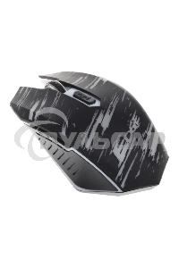 Мышь беспроводная Qumo Edge M17 черный, 2400 dpi, радиоканал, USB, кнопки - 6