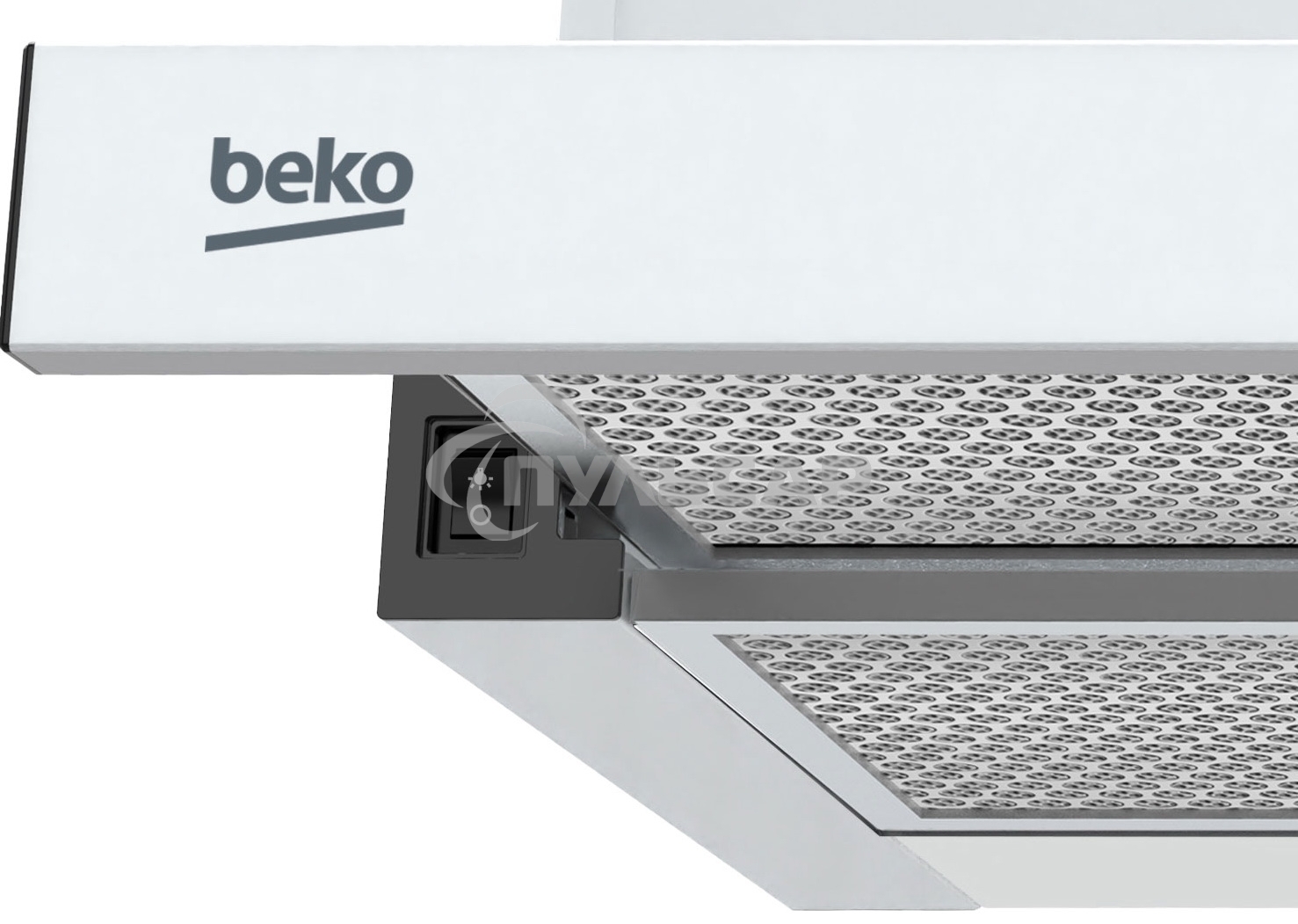 Вытяжка телескопическая Beko BHNT613R4CW белый, 60 см, 320 куб. м/ч, 61 дБ