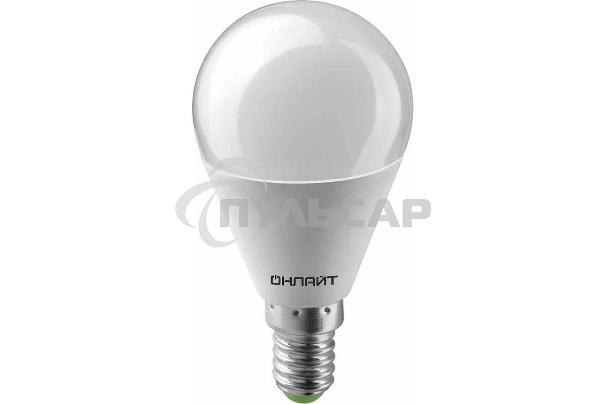 Лампа светодиодная ОНЛАЙТ 61135 OLL-G45-8-230-6.5K-E14