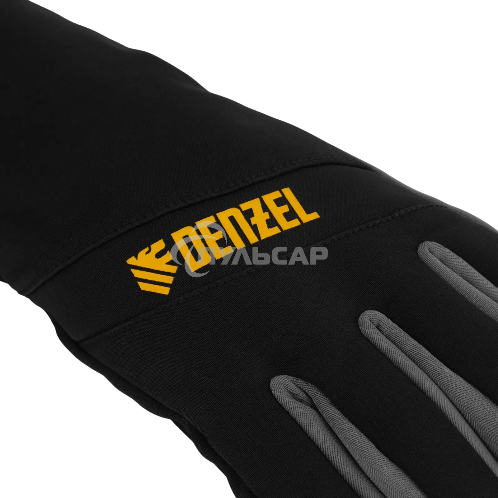 Перчатки универсальные Denzel 68089 двойные, работа с сенсорным экраном, размер 8