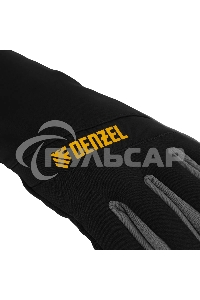 Перчатки универсальные Denzel 68089 двойные, работа с сенсорным экраном, размер 8