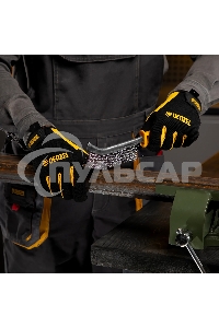 Щетка металлическая Denzel с пластмассовой ручкой, нержавеющая проволока