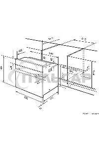 Духовой шкаф LEX EDS 101 BBL