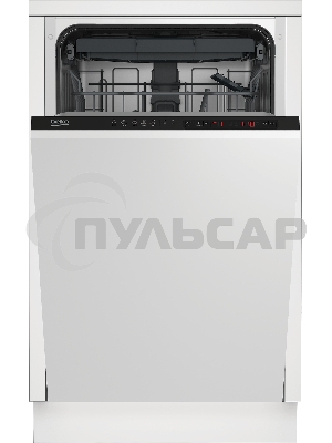 Встраиваемая посудомоечная машина Beko BDIS1W861, белый, 44.8 см, 9 компл., 55 дБ, класс A