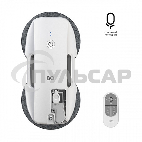 Робот-мойщик окон BQ WR201S White. Мощность 90 Вт/Объем 20мл/Объем для чистящего средства 100мл/Параметры электропитания 100-240 В,50-60 Гц/Страховочный трос 5м/Минимальная рабочая зона 35х35см/Планирования пути IQ навигатор