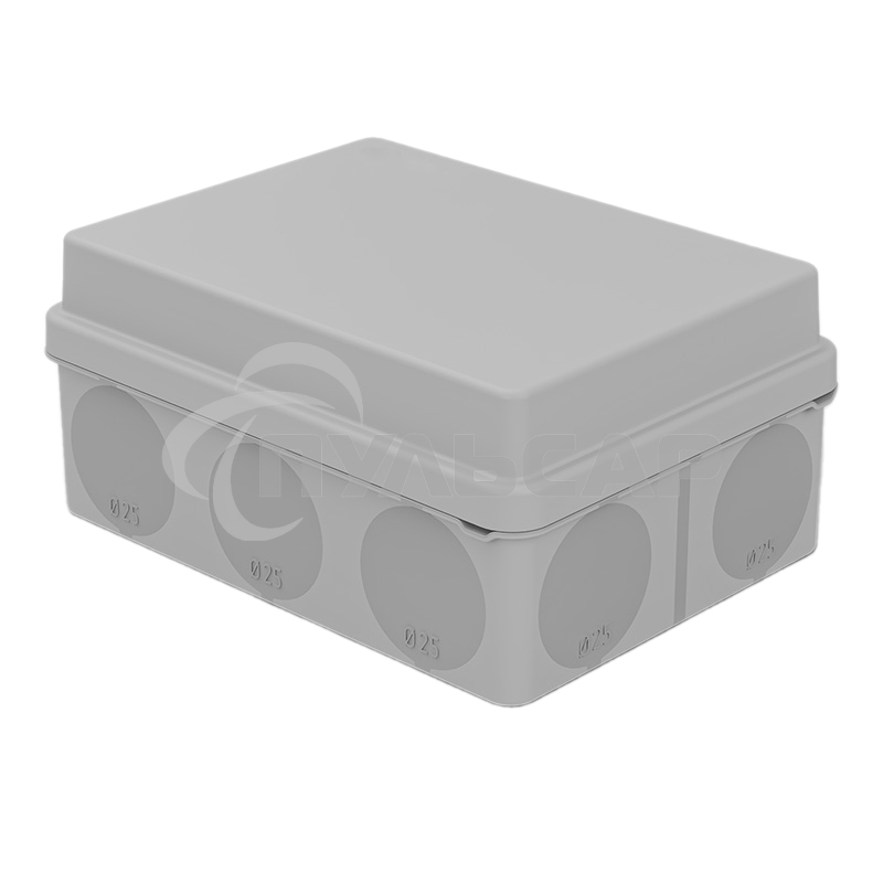 Коробка распаячная Rexant для прямого монтажа ОУ, HF, 150х110х70мм, IP67 (мембранные вводы)