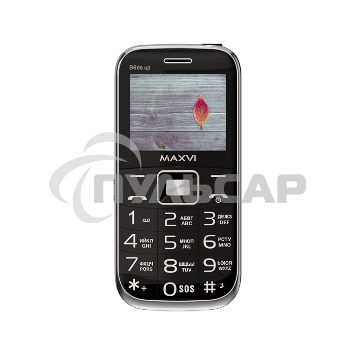 Мобильный телефон Maxvi B6ds up черный