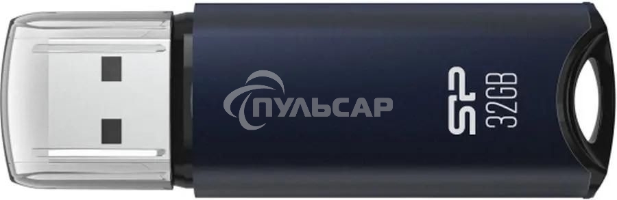 Флешка USB R/W 32 Gb Silicon Power Marvel M02, USB 3.0, синий