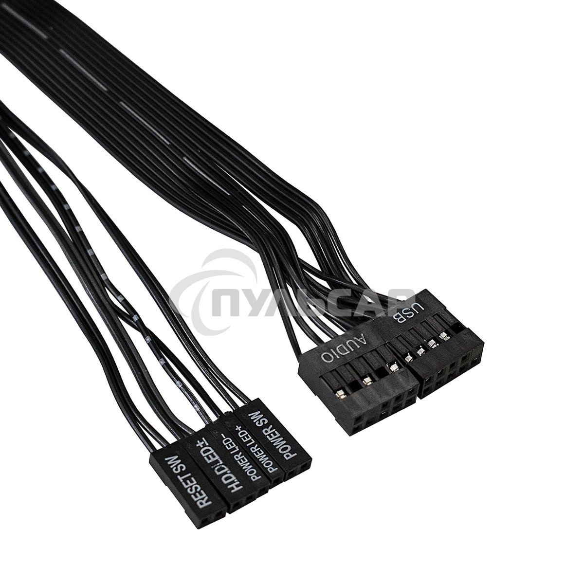 Компьютерный корпус Miditower ExeGate XP-332 Black, ATX, (XP600, Black,120мм), 2*USB, Audio