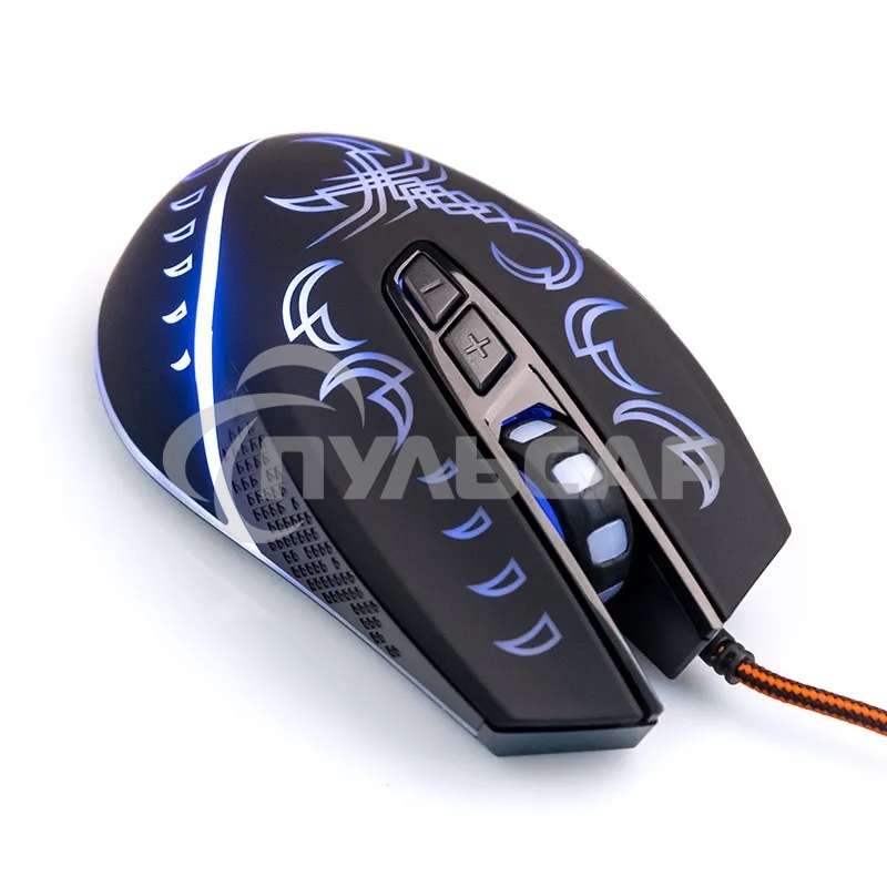 Мышь проводная Dialog Gan-Kata MGK-20U черный, 2400 dpi, USB, кнопки - 7