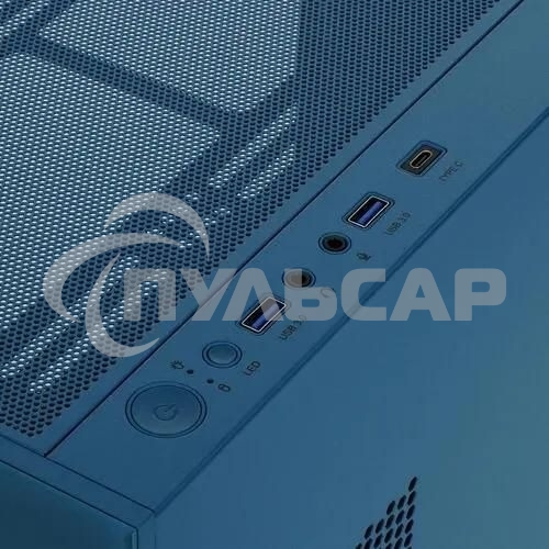 Компьютерный корпус Montech SKY TWO MOROCCO голубой без БП ATX 4x120мм 2xUSB3.0 1xUSB3.1 audio bott PSU