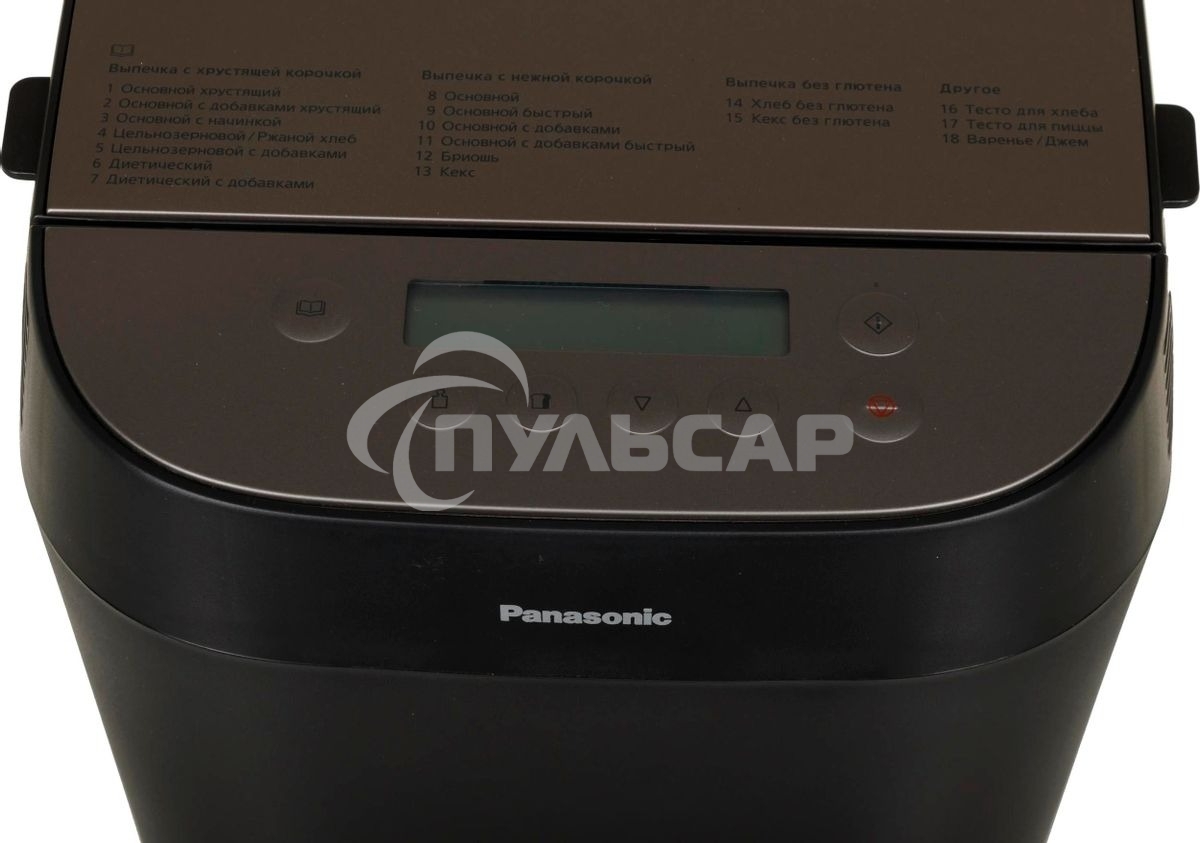 Хлебопечь Panasonic SD-ZP2000KTS черный