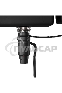 Измельчитель пищевых отходов Kuppersberg WSS 550 B, High-Tech, мощность 550 Вт, 3400-3800 об/мин, защита от перегрева, авто выключение, DC мотор, уровень шума 75 дБ, черный