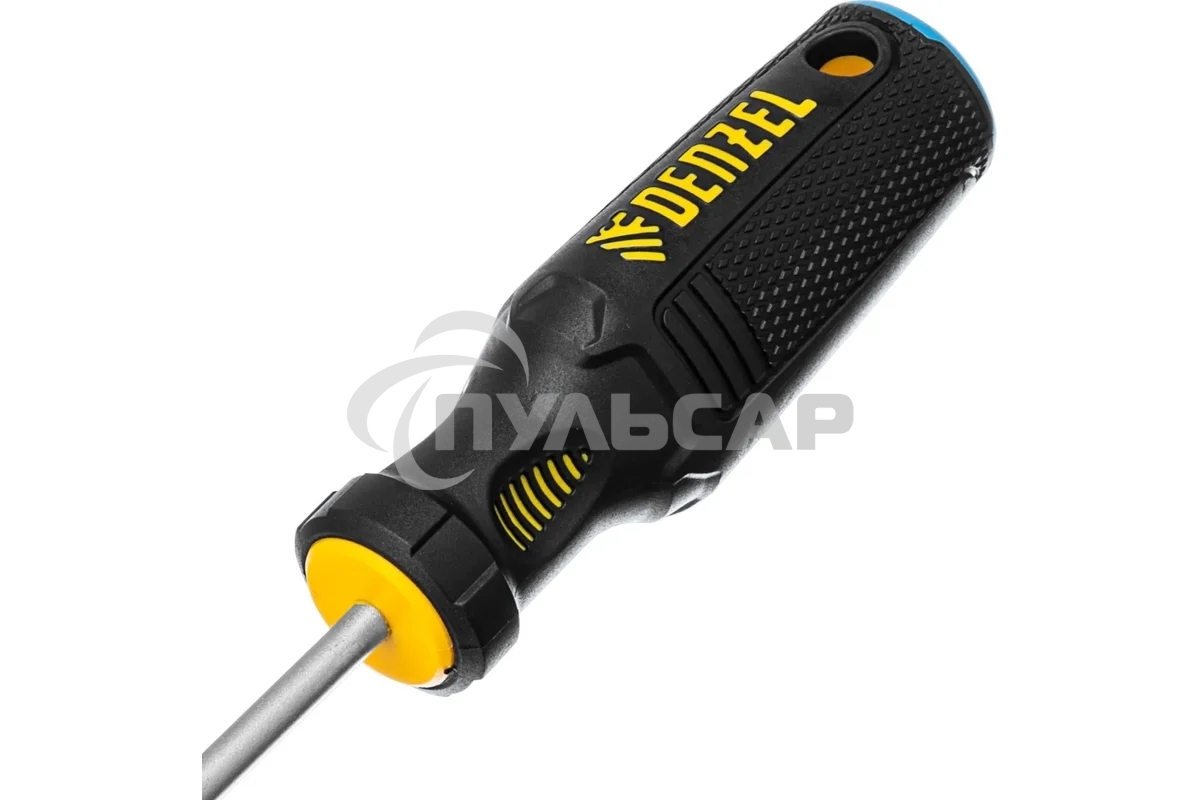 Отвертка Denzel SL5x150 мм, S2, 3к рукоятка
