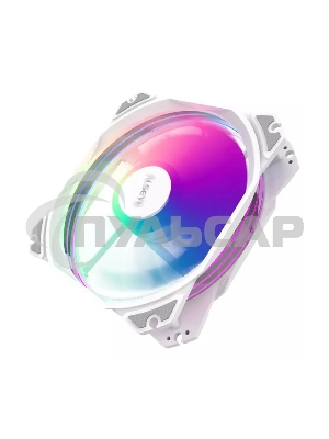 Вентилятор для корпуса Alseye M120-PWA белый, 120 мм, 1700 об/мин, 33.8 дБ, 4 pin