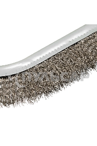 Щетка металлическая Denzel с пластмассовой ручкой, нержавеющая проволока