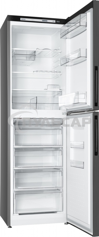 Холодильник Atlant ХМ-4623-151 черный металлик двухкамерный 182/159л морозилка снизу