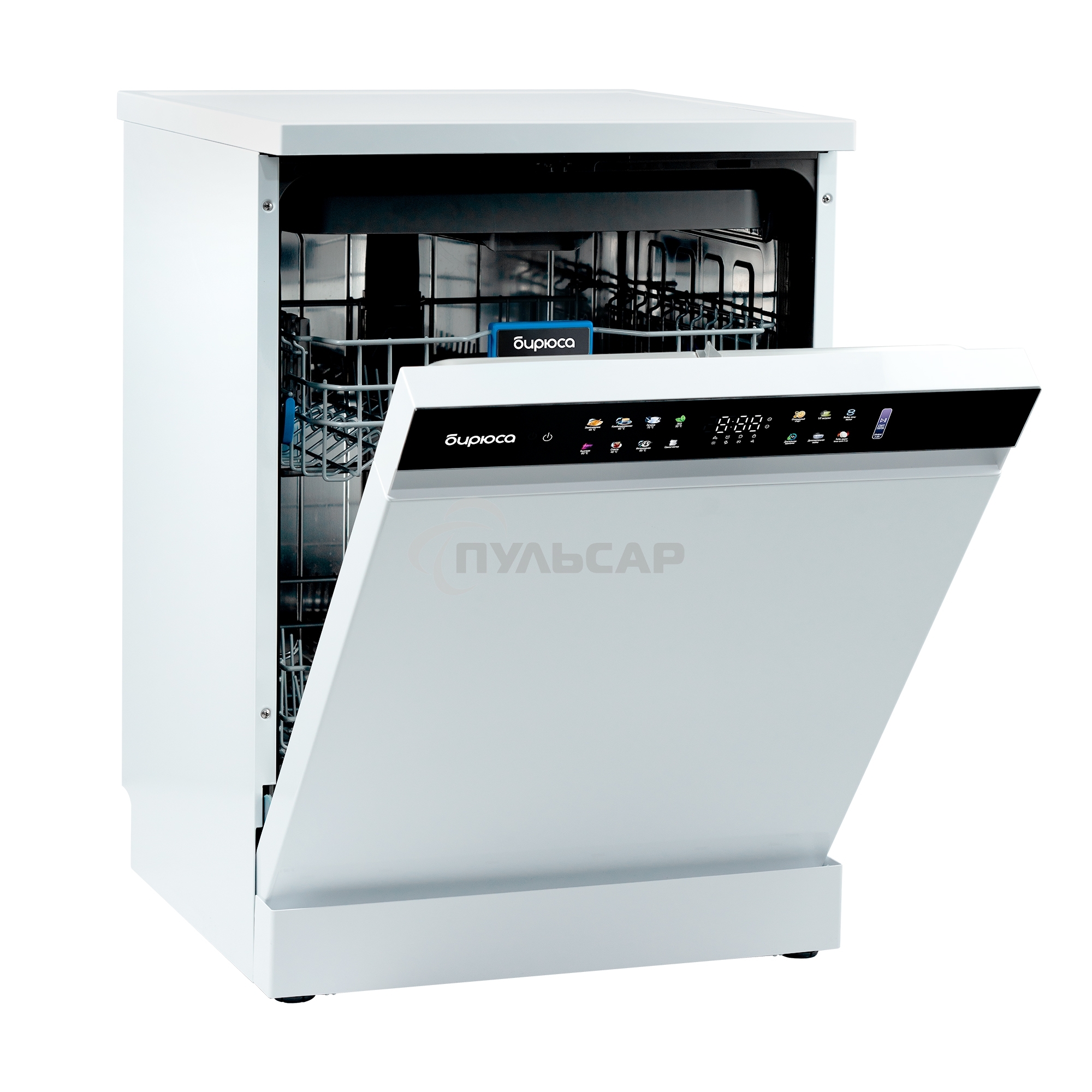 Посудомоечная машина Бирюса DWF-615/03 W, белый, 59.8 см, 15 компл., 42 дБ, класс A+++