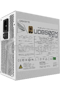 Блок питания Gigabyte ATX 850W GP-UD850GM 80 PLUS gold (20+4pin) APFC 120мм fan 8xSATA Cab Manag RTL