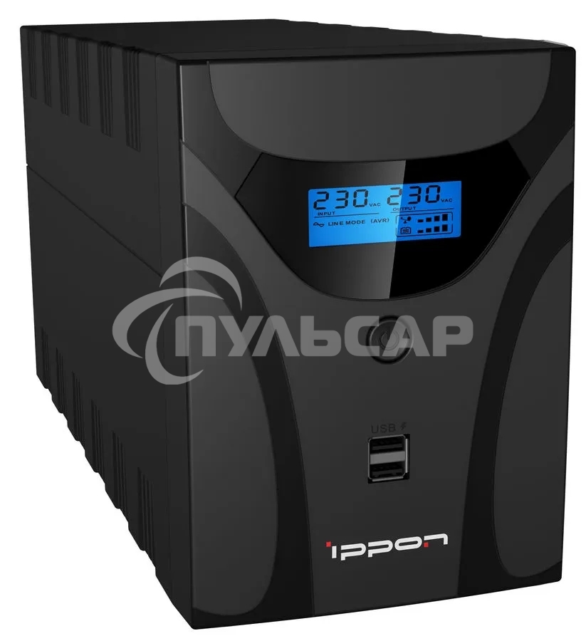 Источник бесперебойного питания Ippon Smart Power Pro II Euro 1600 960Вт 1600ВА черный
