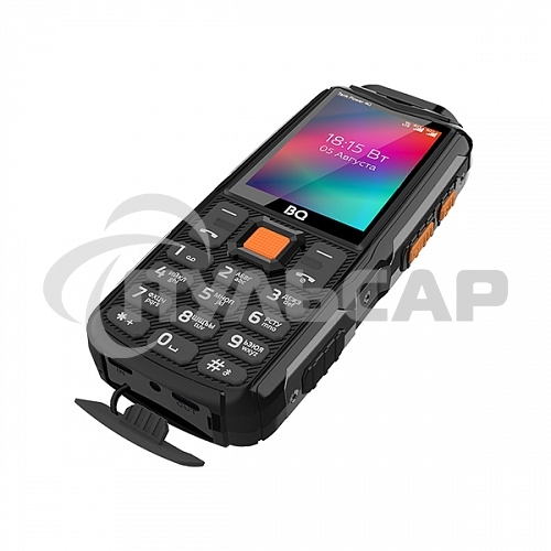 Мобильный телефон BQ 2410L Tank Power 4G черный/метал