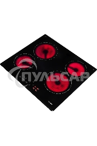 Электрическая варочная панель Hyundai HHE 6451 BG Hi-Light, независимая, черный