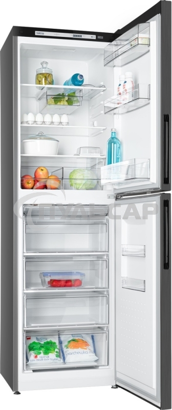 Холодильник Atlant ХМ-4623-151 черный металлик двухкамерный 182/159л морозилка снизу