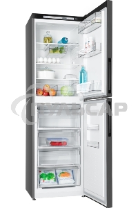 Холодильник Atlant ХМ-4623-151 черный металлик двухкамерный 182/159л морозилка снизу