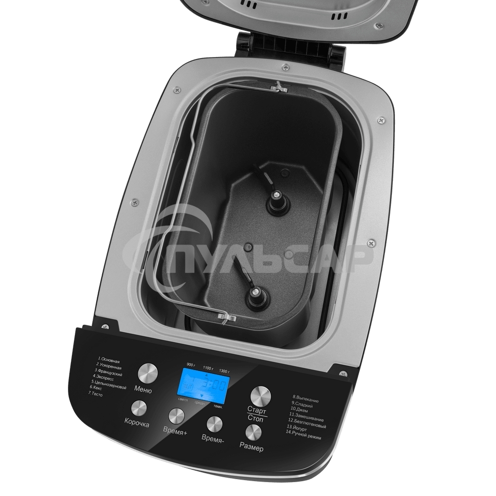 Хлебопечь Maunfeld MBM-1300DPB 850 Вт, 14 программ, черный