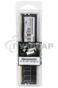 Оперативная память Patriot Signature, DDR4, 8Gb (1x8 Gb), 3200 MHz, CL22, DIMM