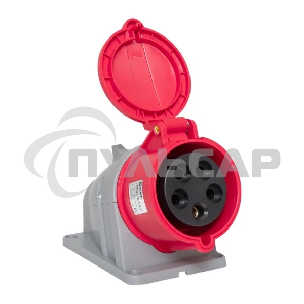 Розетка стационарная наружная EKF 125 ps-125-32-380-PRO PROxima 3Р+РЕ+N 32А 380В IP44