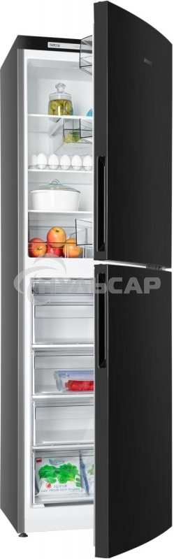 Холодильник Atlant ХМ-4623-151 черный металлик двухкамерный 182/159л морозилка снизу