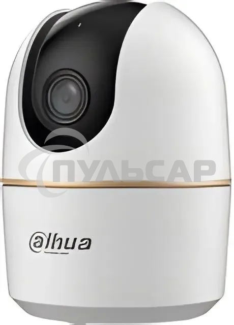 Мини-PT IP-видеокамера DAHUA DH-IPC-H4AP-0360B с Wi-Fi 2.4ГГц 4Мп, 1/3” CMOS, объектив 3.6мм, видеоаналитика, ИК до 10м