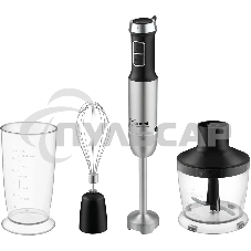 Блендер погружной Rondell RDE-1306 1200Вт черный/серебристый