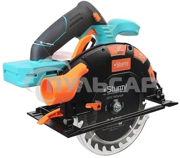 Циркулярная пила (дисковая) Sturm! CCS1867BL (ручная) D диска.:165мм