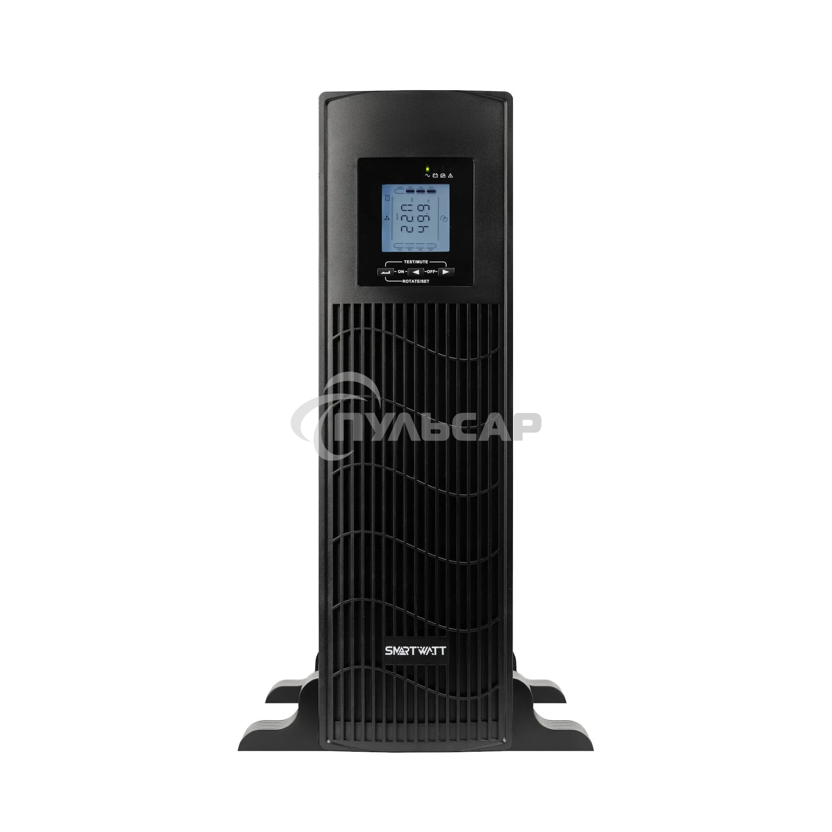 Источник бесперебойного питания SMARTWATT UPS DATA 3kVA Line-interactive SIN 3000VA/2400W (Euro x1, IEC C13 x6, USB, RJ11/RJ45 protection, SNMP, LCD