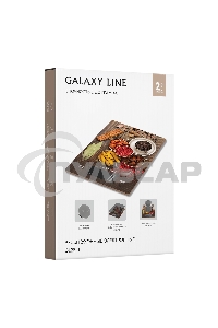 Кухонные весы Galaxy Line GL 2821, стекло, платформа из высокопрочного стекла, максимальный вес 8 кг