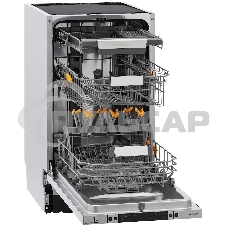 Встраиваемая посудомоечная машина KRONA Martina 45 BI, белый, 44.8 см, 10 компл., 44 дБ, класс A+++