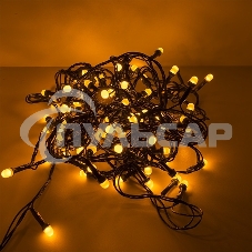 Гирлянда светод. Funray Минишарики, SE-MINI-110Y, 10М, 100LED, желт., темно-зел. шнур 0,7м, контр,