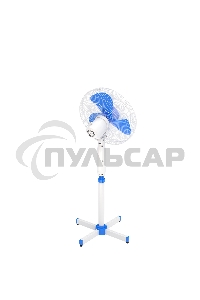 Вентилятор напольный Maxvi FS1645 white-blue