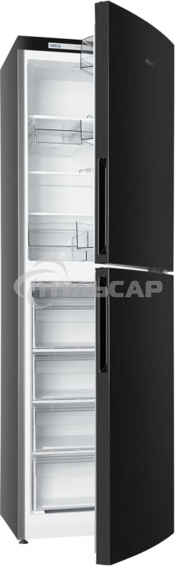 Холодильник Atlant ХМ-4623-151 черный металлик двухкамерный 182/159л морозилка снизу