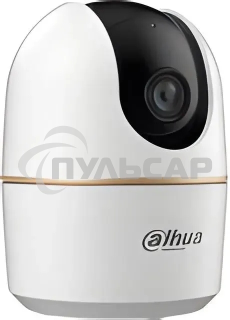 Мини-PT IP-видеокамера DAHUA DH-IPC-H4AP-0360B с Wi-Fi 2.4ГГц 4Мп, 1/3” CMOS, объектив 3.6мм, видеоаналитика, ИК до 10м