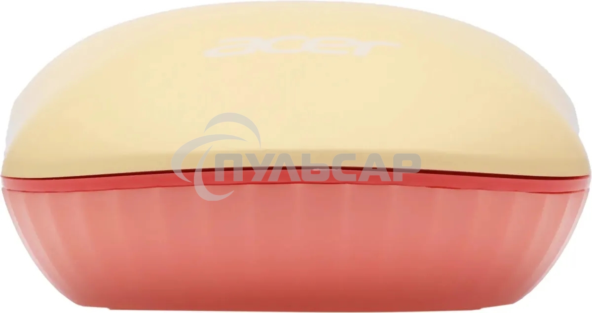 Мышь беспроводная Acer OMR205 бежевый/розовый, 1200 dpi, радиоканал, USB, кнопки - 3