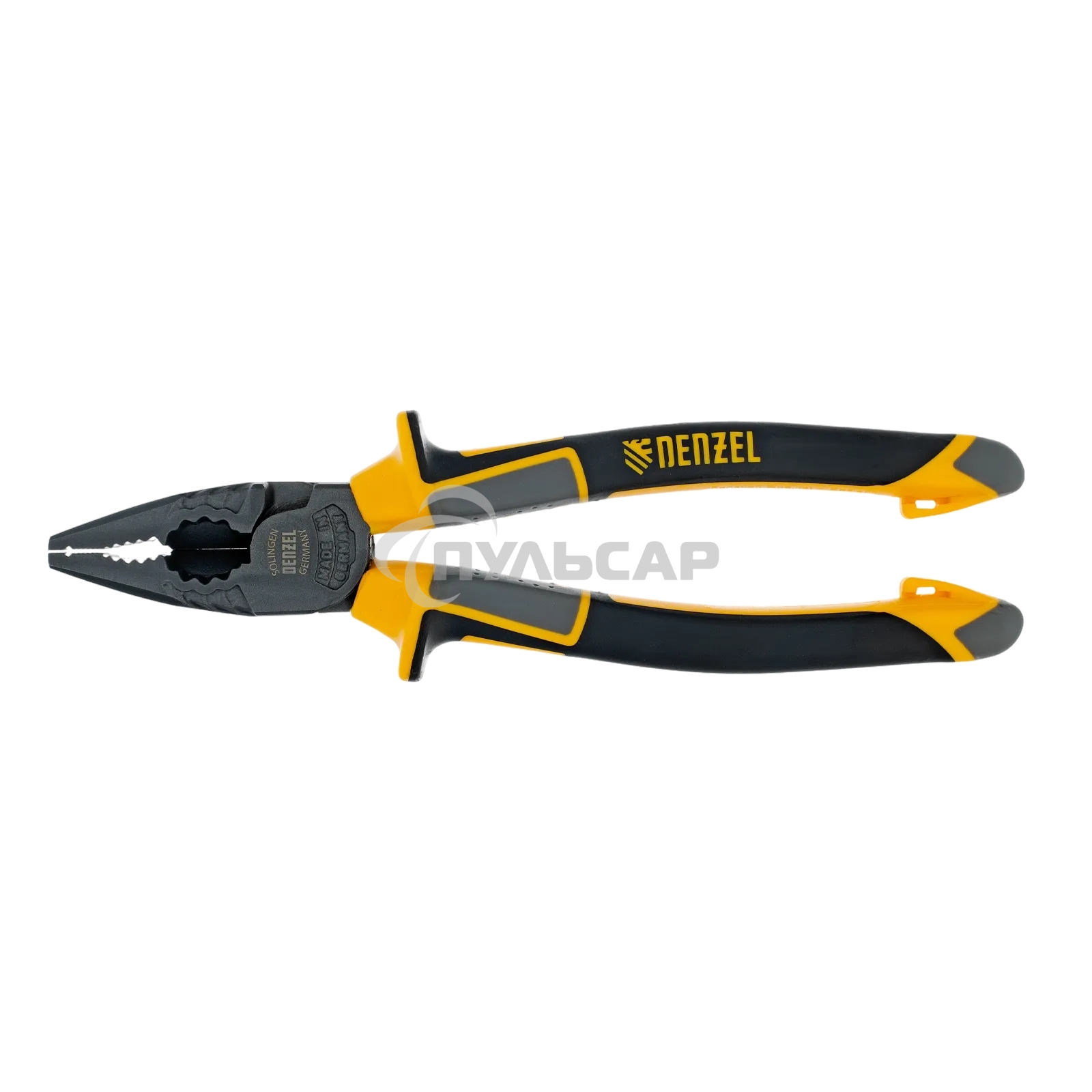 Плоскогубцы комбинированные Denzel 205 мм, трехкомпонентные рукоятки