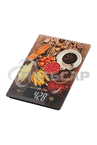 Кухонные весы Galaxy Line GL 2821, стекло, платформа из высокопрочного стекла, максимальный вес 8 кг