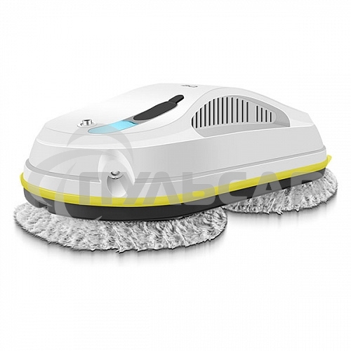 Робот-мойщик окон BQ WR200S White. Мощность 80 Вт/Объем для чистящего средства 110мл/Параметры электропитания 100-240 В,50-60 Гц/Страховочный трос 4м/Минимальная рабочая зона 40х40см/Для всех видов гладких поверхностей: кафель, ламинат, стекло