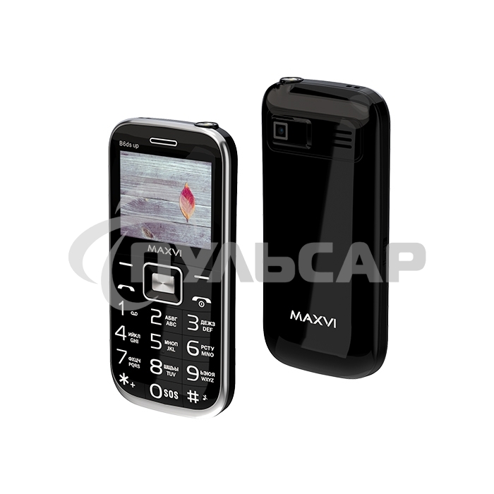 Мобильный телефон Maxvi B6ds up черный